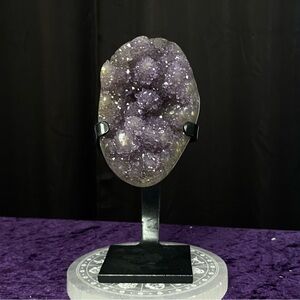 Stalactite Galaxy Amethyst on metal base ✨🪐✨